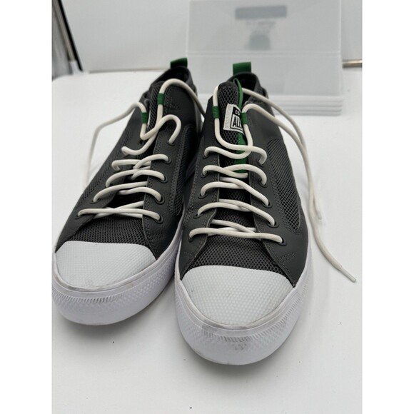 CONVERSE ALL ⭐️ STAR Low Top Sneakers Shoes‎ Size Men 12, Women 14, Green/gray - Picture 2 of 16